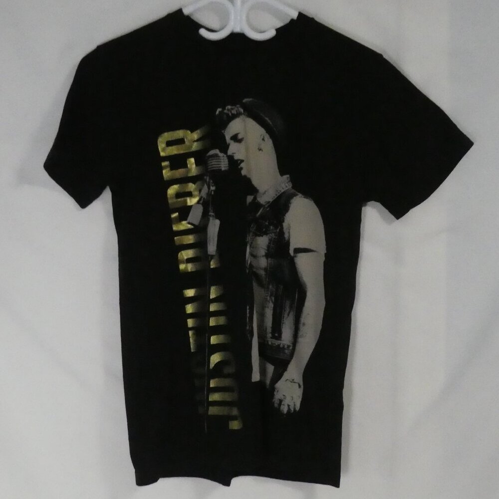 JUSTIN BIEBER - BELIEVE - Live 2013 - North American Tour | Black Tee - T-Shirt